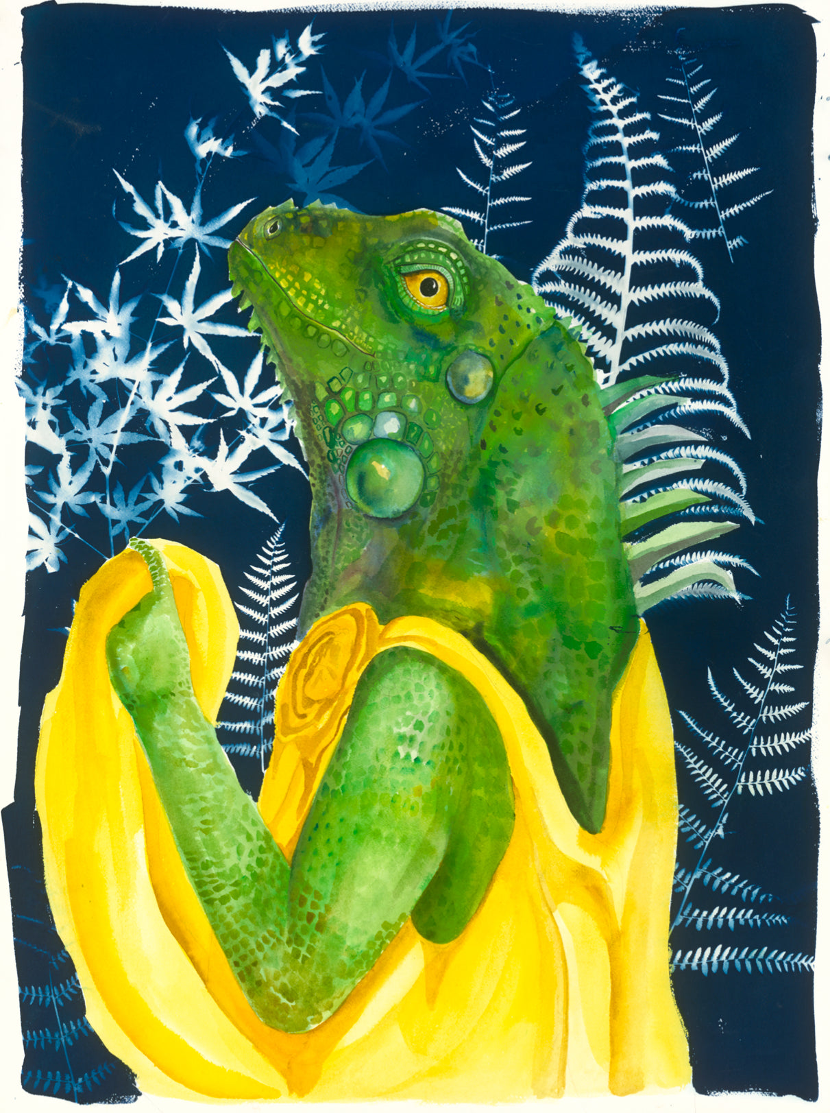 MARGARET THE IGUANA - PRINT