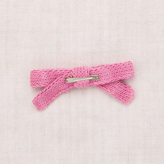 JUMBO GOLDIE BOW BARETTE - AZELEA