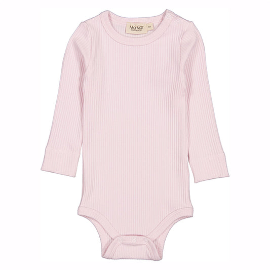 PLAIN BODY RIBBED LONG SLEEVE ONSIE - LILAC