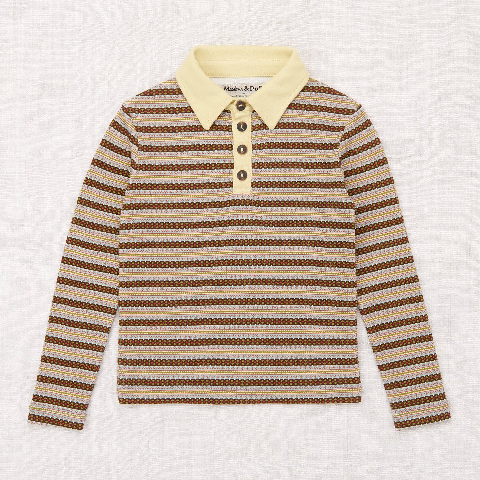 Misha and Puff Rodeo Long Sleeve Polo