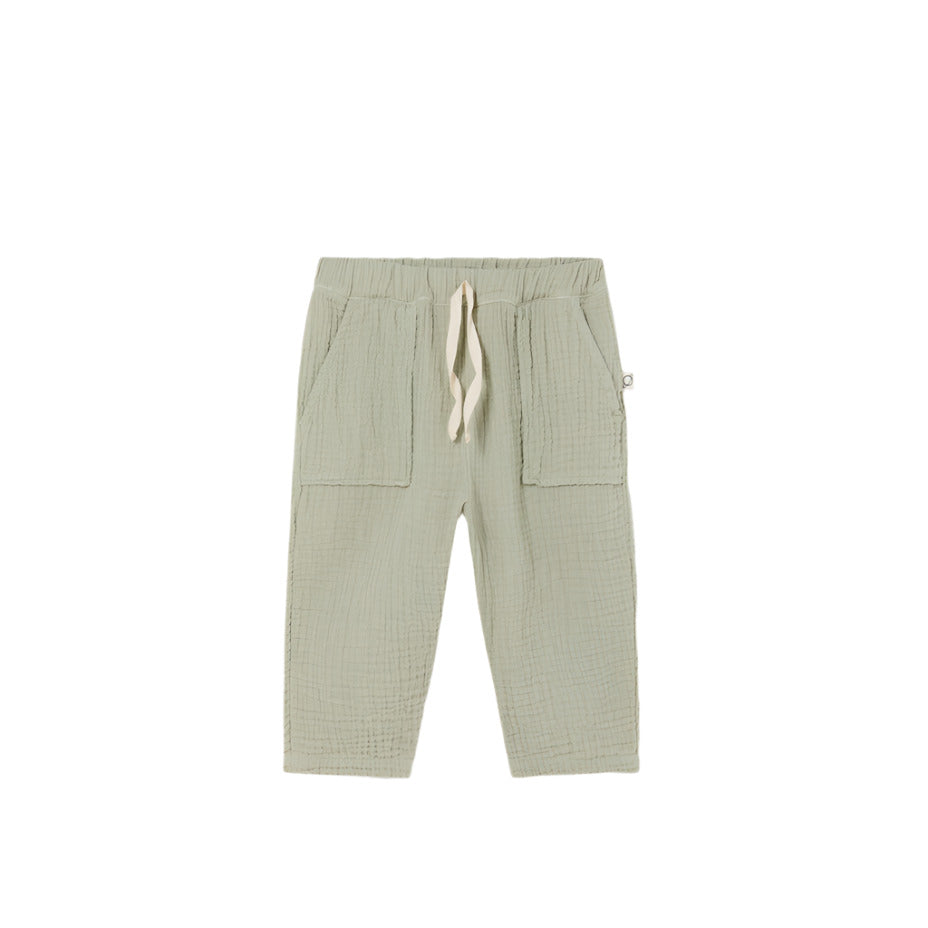 MARIO GAUZE PANT - FROSTY GREEN