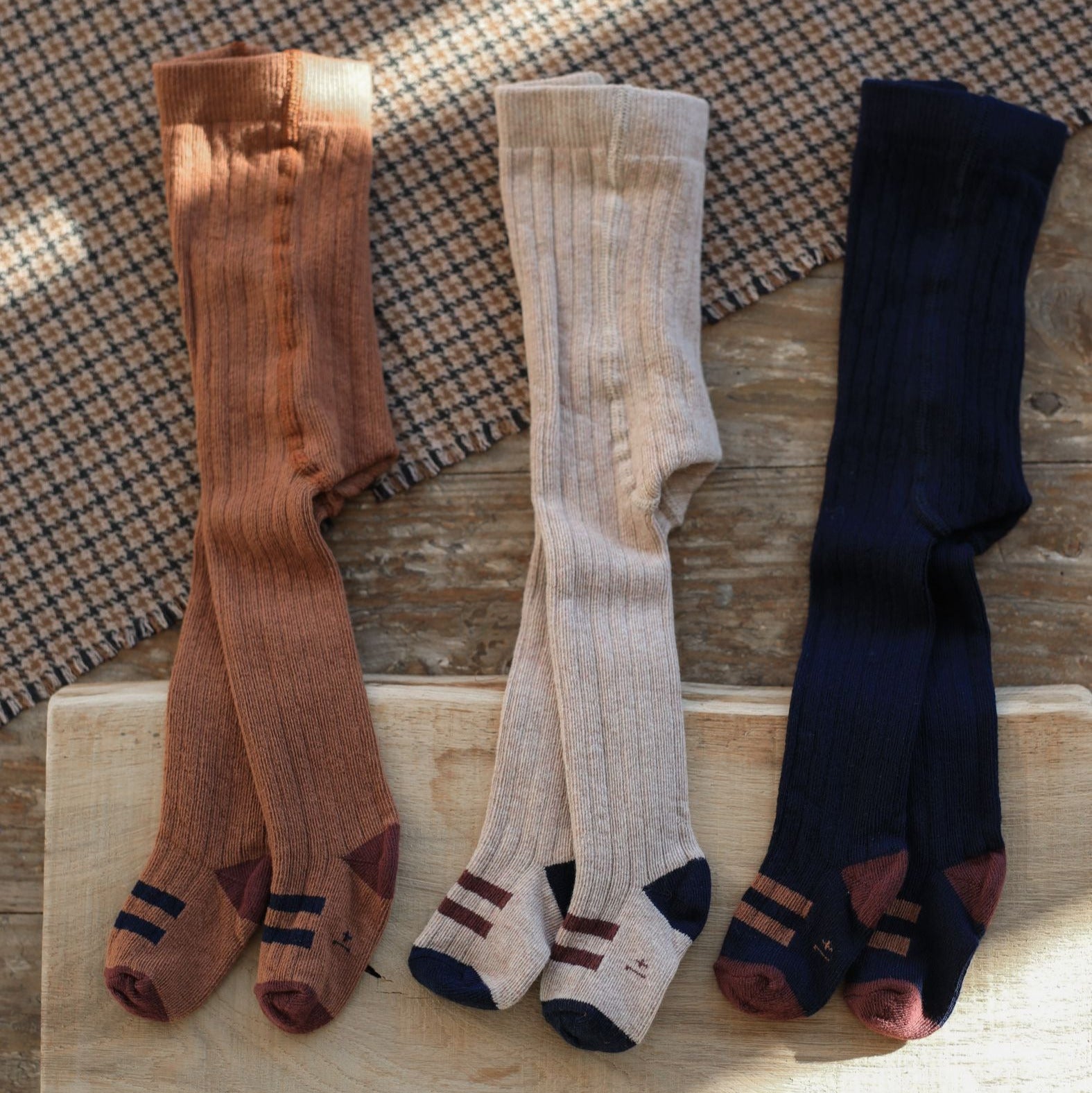 Sally ribbed tights from 1+ in the Family