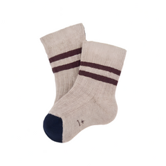 SOREN RIBBED PLAIN SOCKS - TOTORA