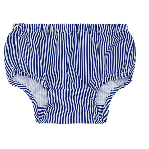 NAVY STRIPES BABY DIAPER BLOOMER COVER