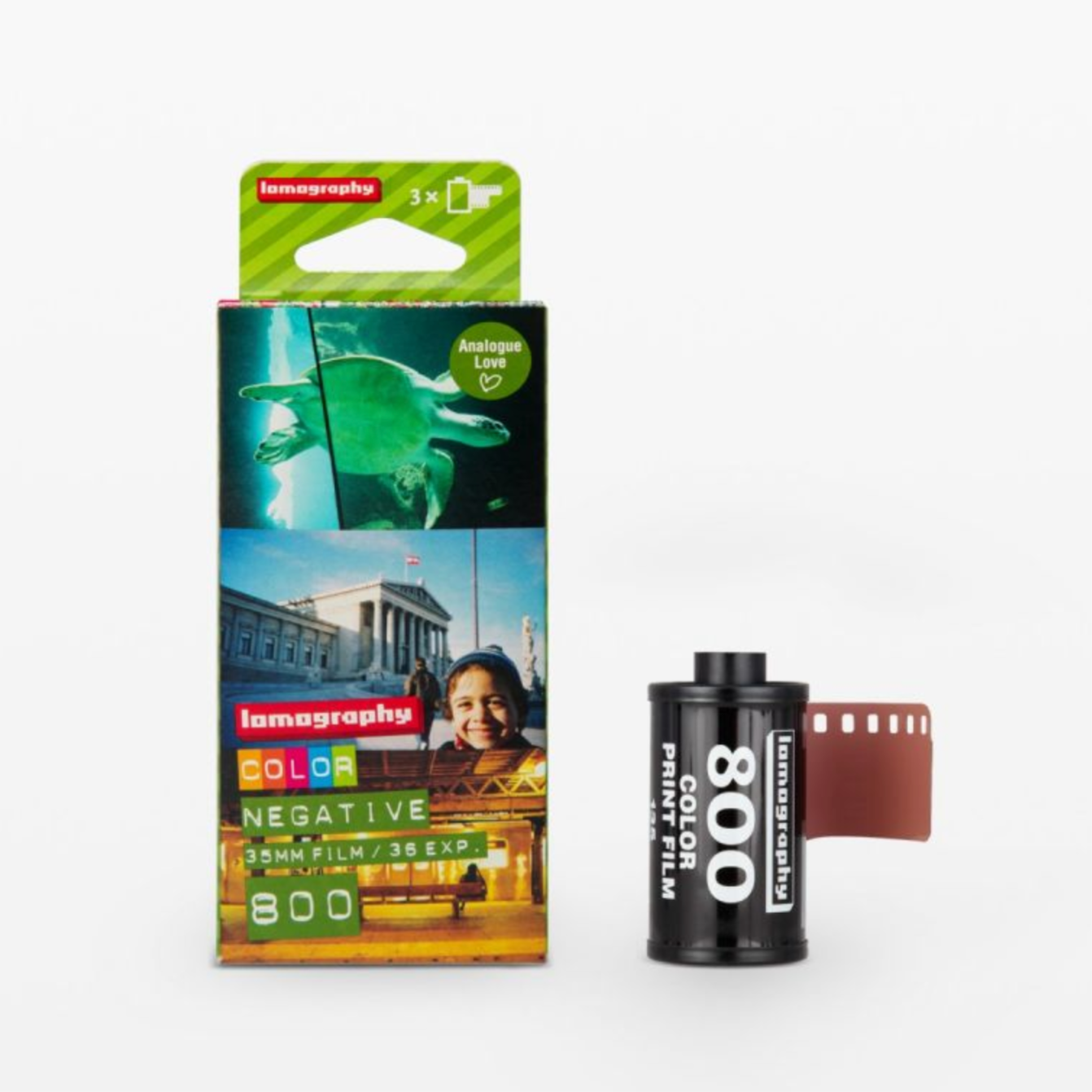 Lomography Color Negative 35 mm ISO 800 – Pack of 3