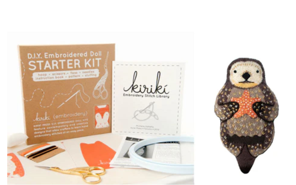 EMBROIDERY STARTER KIT LEVEL 3 - OTTER