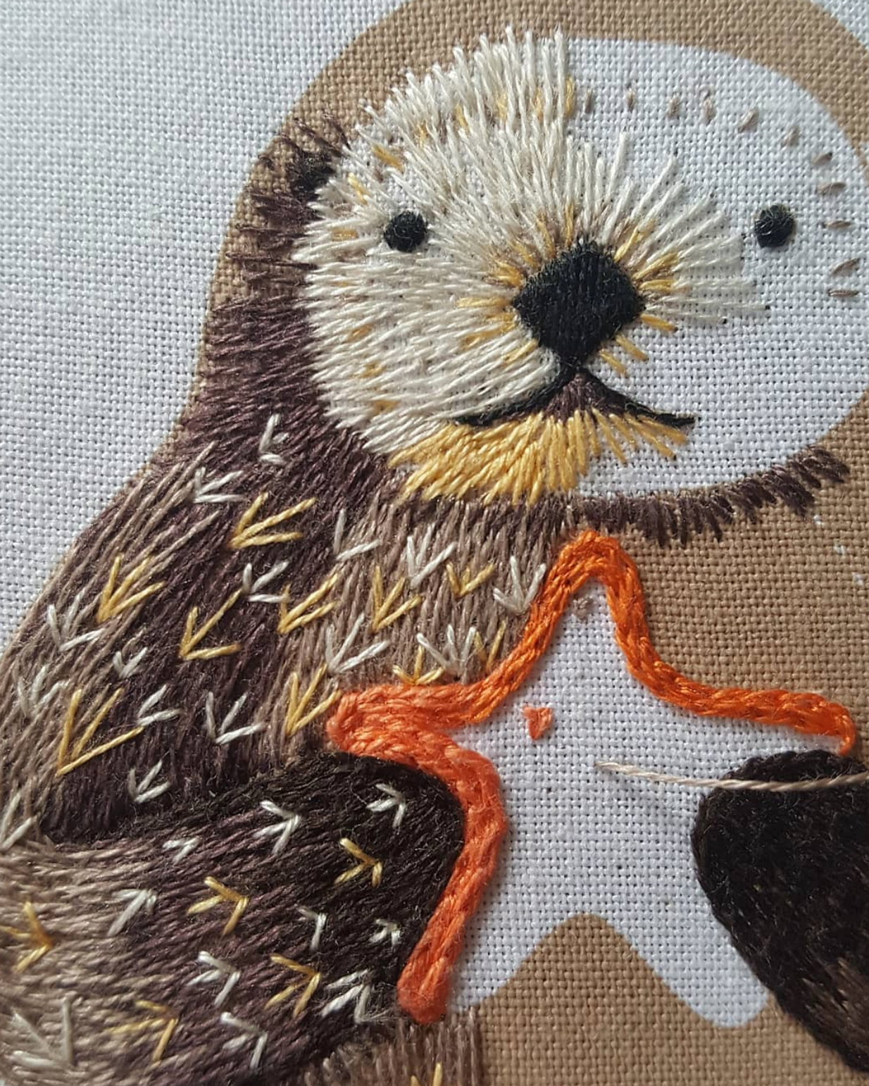 EMBROIDERY STARTER KIT LEVEL 3 - OTTER