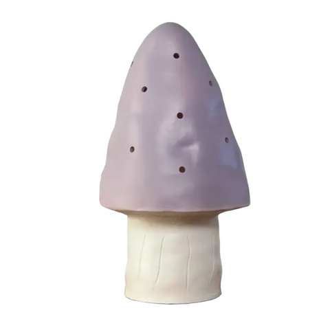 LAVENDER TOADSTOOL LAMP - SMALL