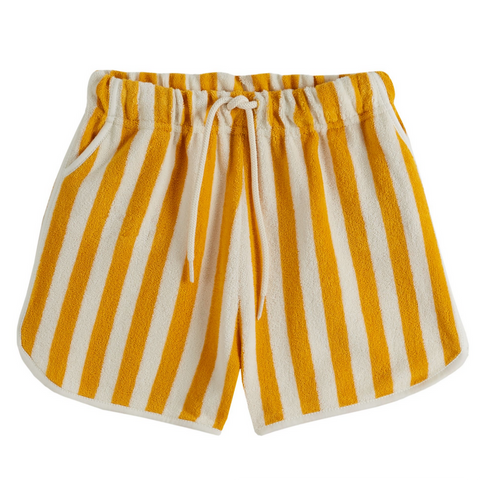 TERRY STRIPED SHORTS