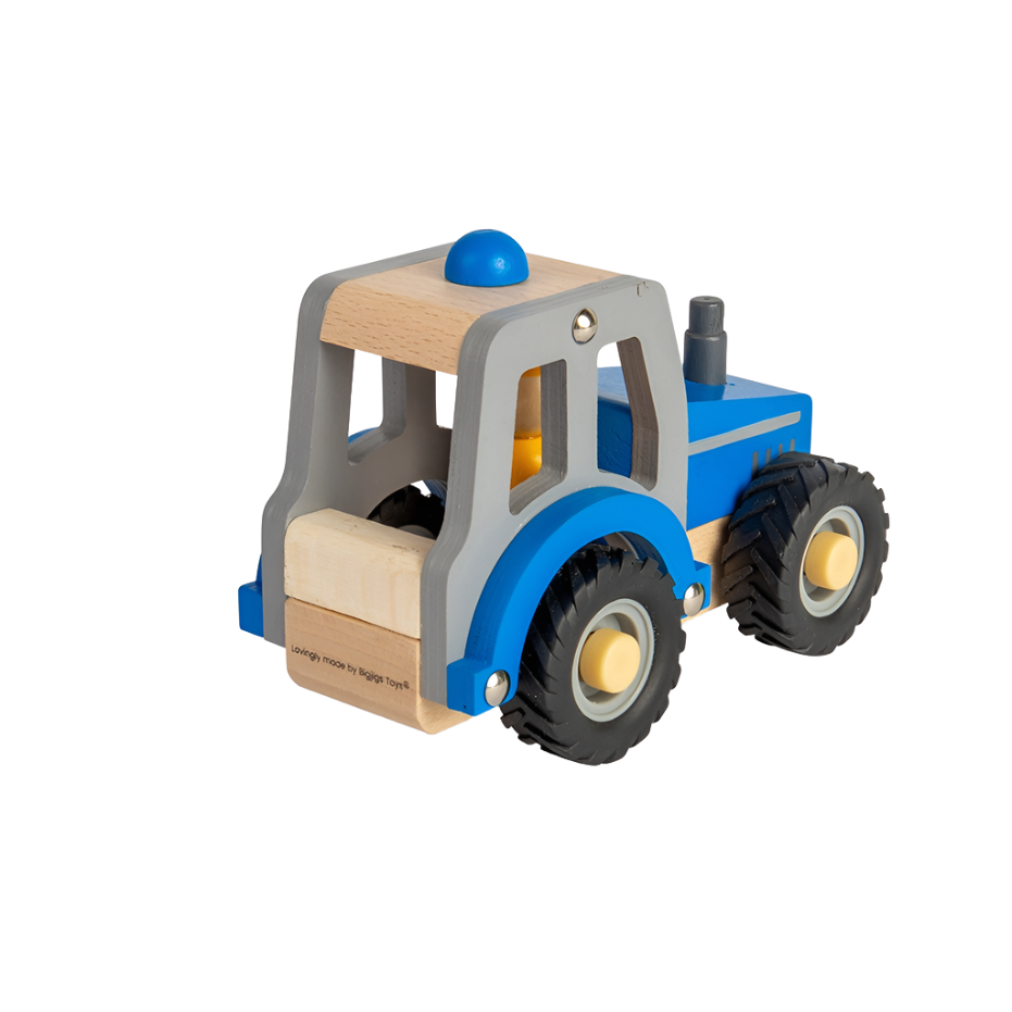 MINI WOODEN TRACTOR