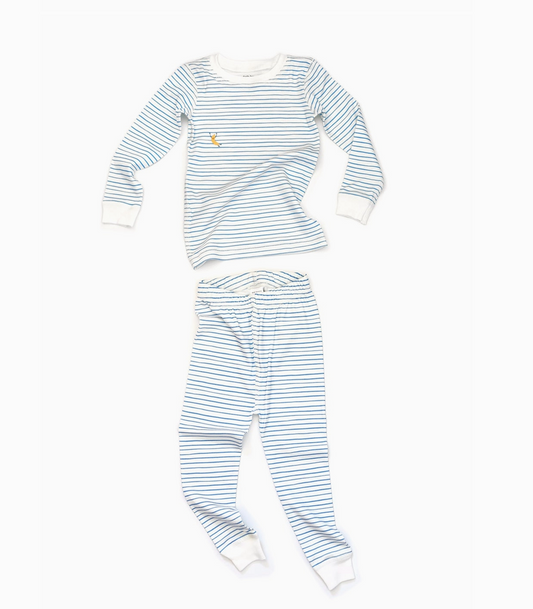 BLUE STRIPES PAJAMA SET