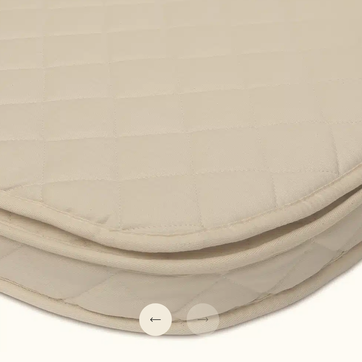 KIMI BABY BED WITH MATRESS & MATRESS TOP - DESERT STRINGS