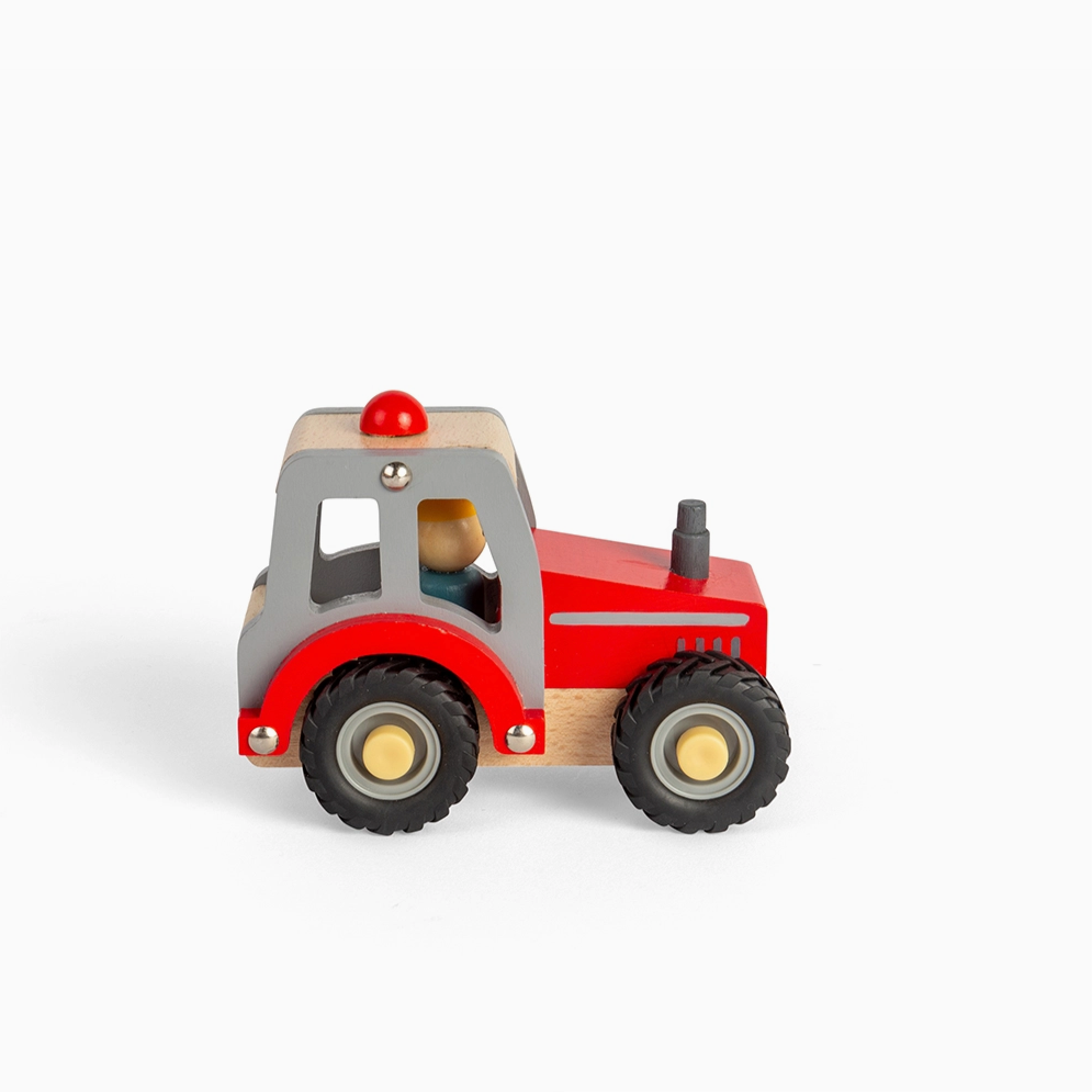 MINI WOODEN TRACTOR