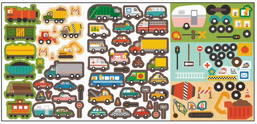 ROADS & RAILS STICKER ACTIVITY BOOK