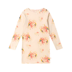 MINNIE GLITTER UNICORN DRESS GOTS