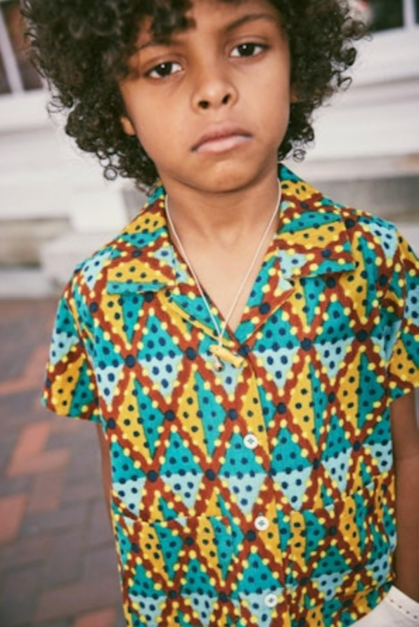 LEON TOP - LOCH HARLEQUIN DOTS