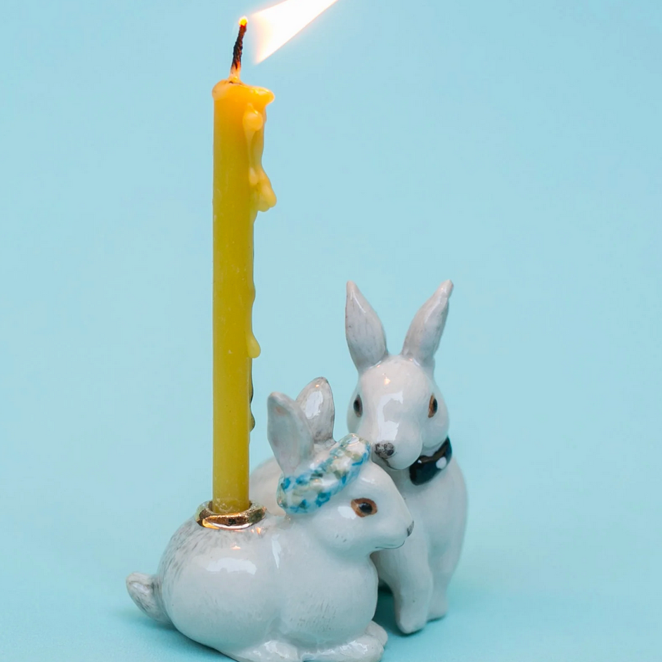 LOVE BUNNIES CAKE TOPPER