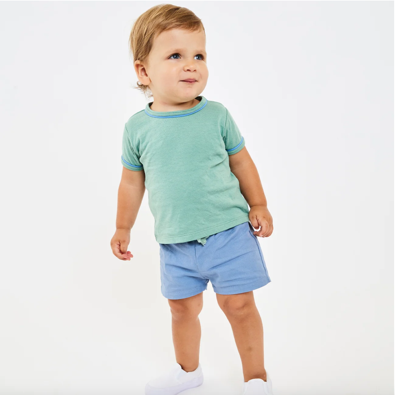 BINGO SHORTS - DUSTY BLUE