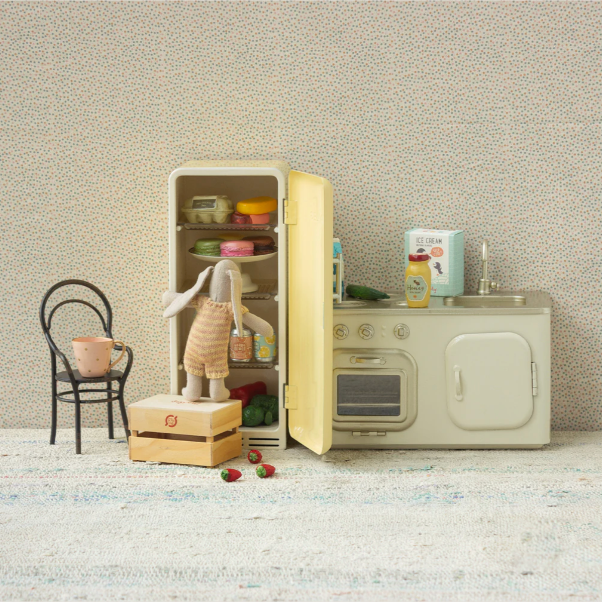 MAILEG MINATURE FRIDGE - IVORY