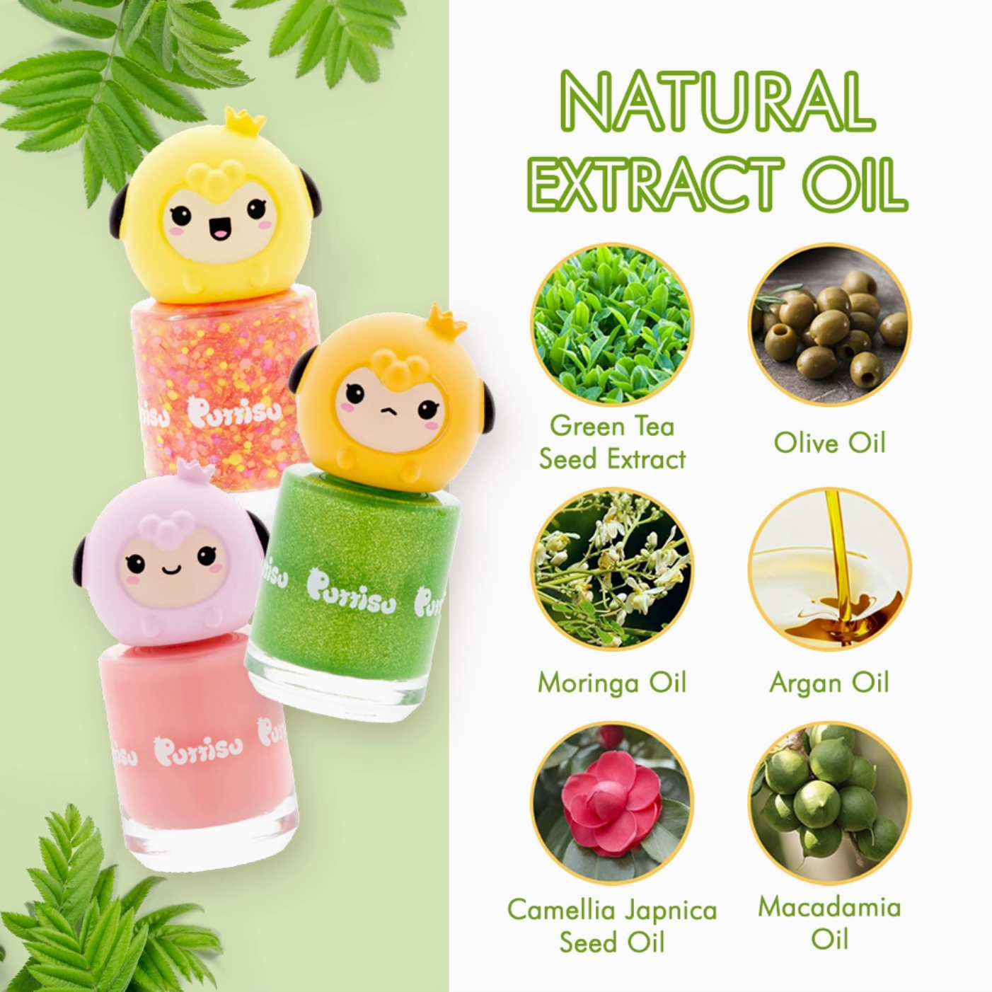 SAFE PEEL-OFF NAIL POLISH - MY LOVE BEAR PINK