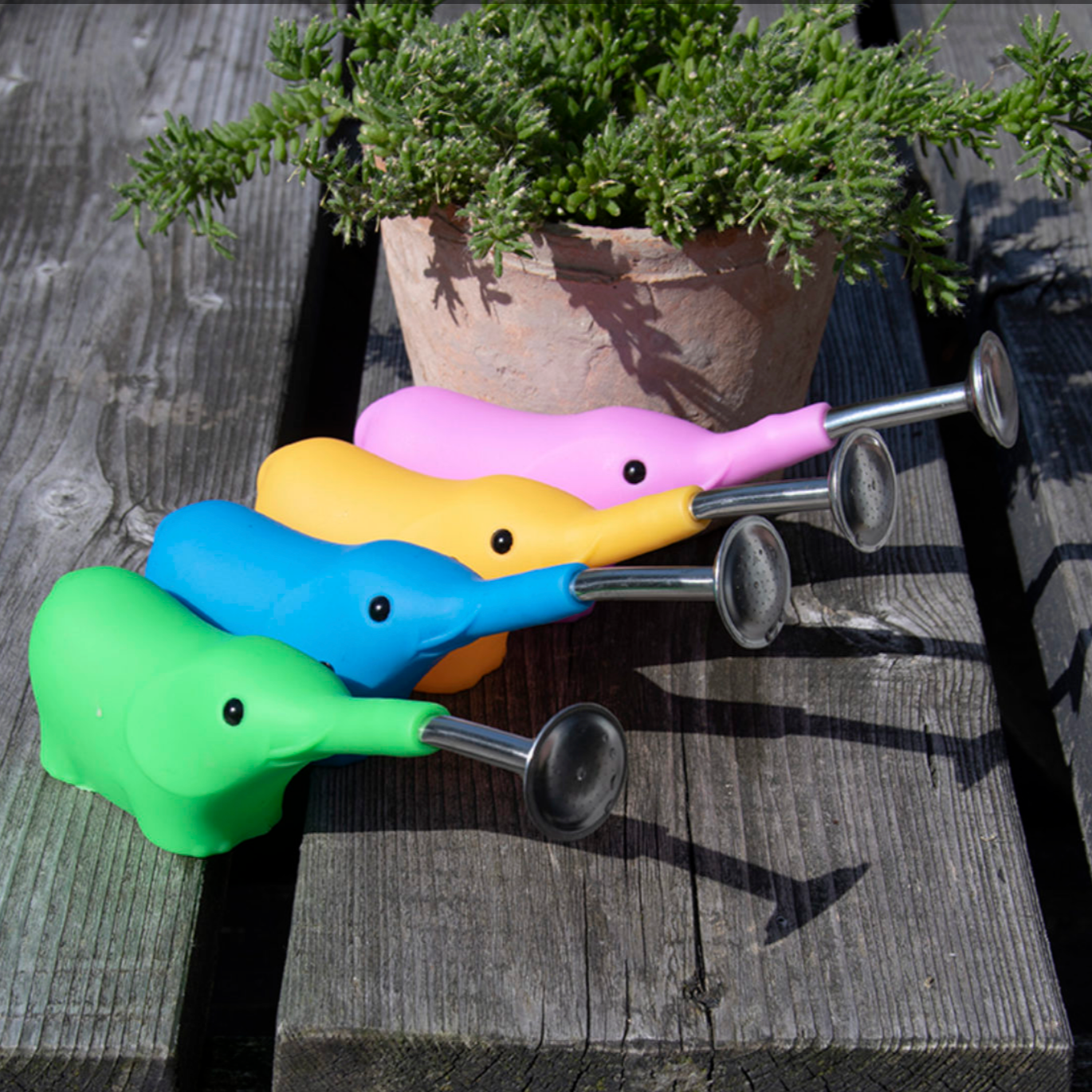 ELEPHANT SQUEEZE SPRINKLER WATERING CAN