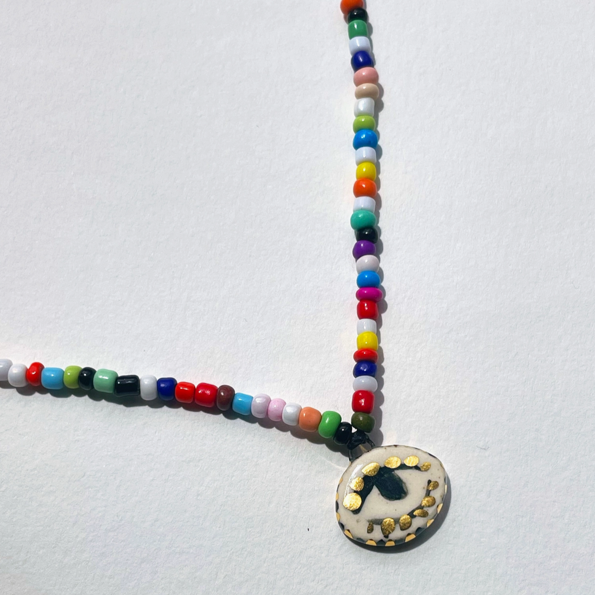 NOT SO EVIL BEAD NECKLACE