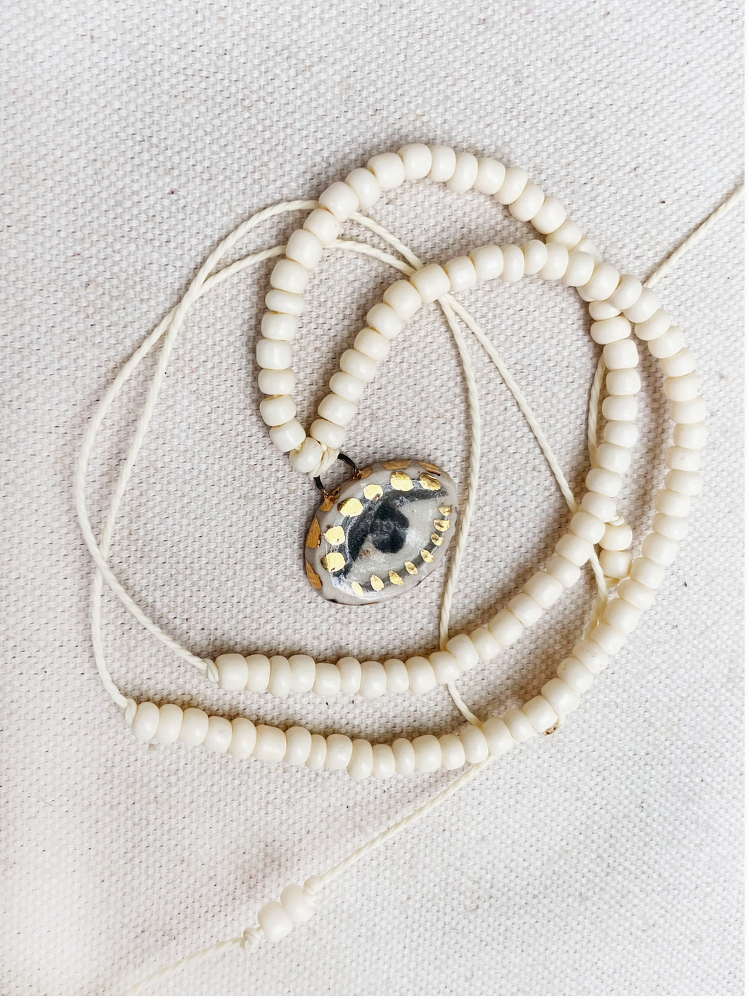 NOT SO EVIL BEAD NECKLACE