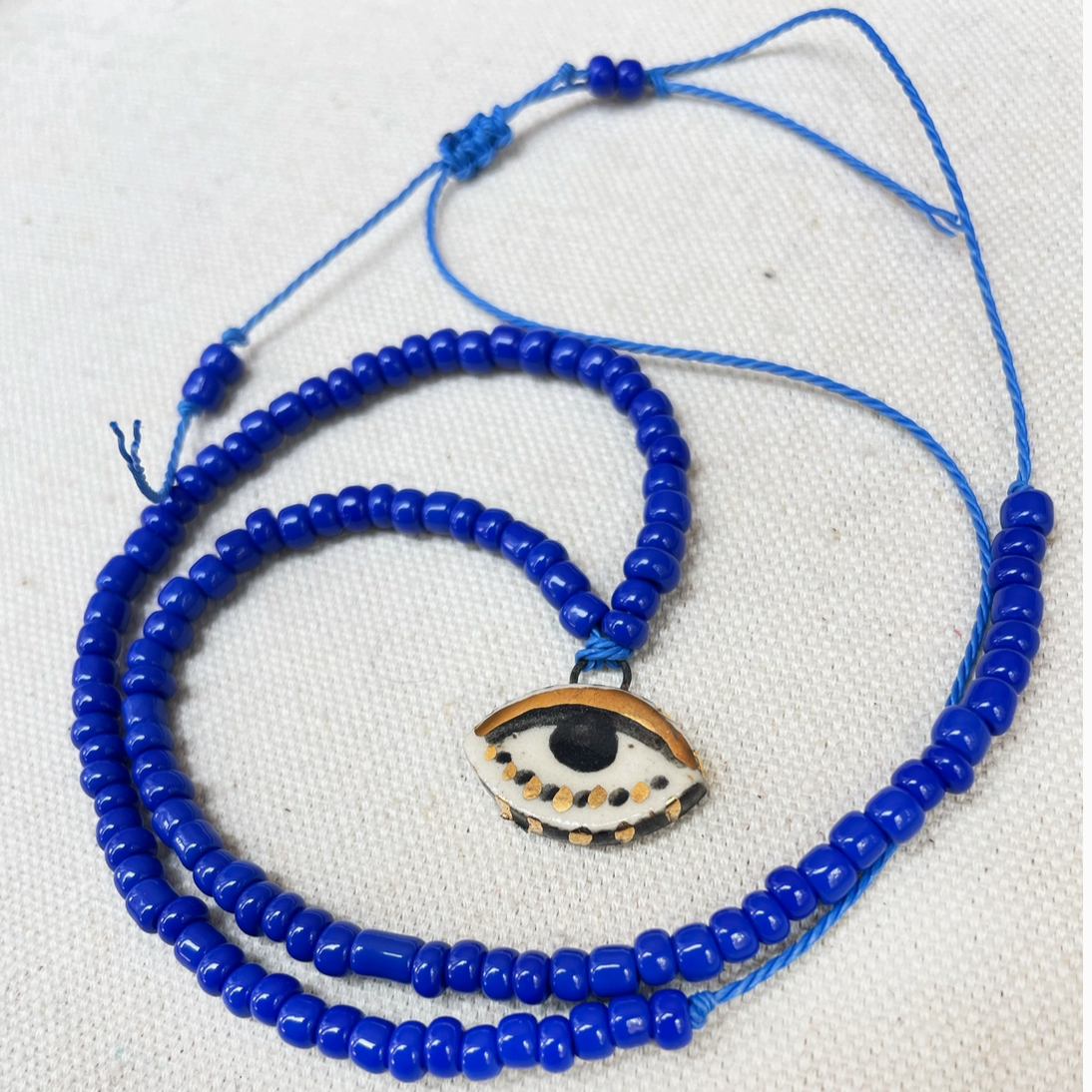 NOT SO EVIL BEAD NECKLACE