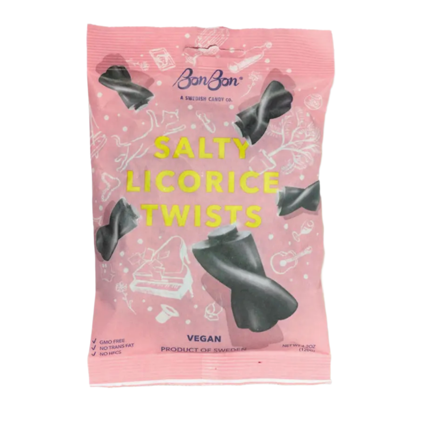 BONBON LICORICE TWIST SWEDISH CANDY