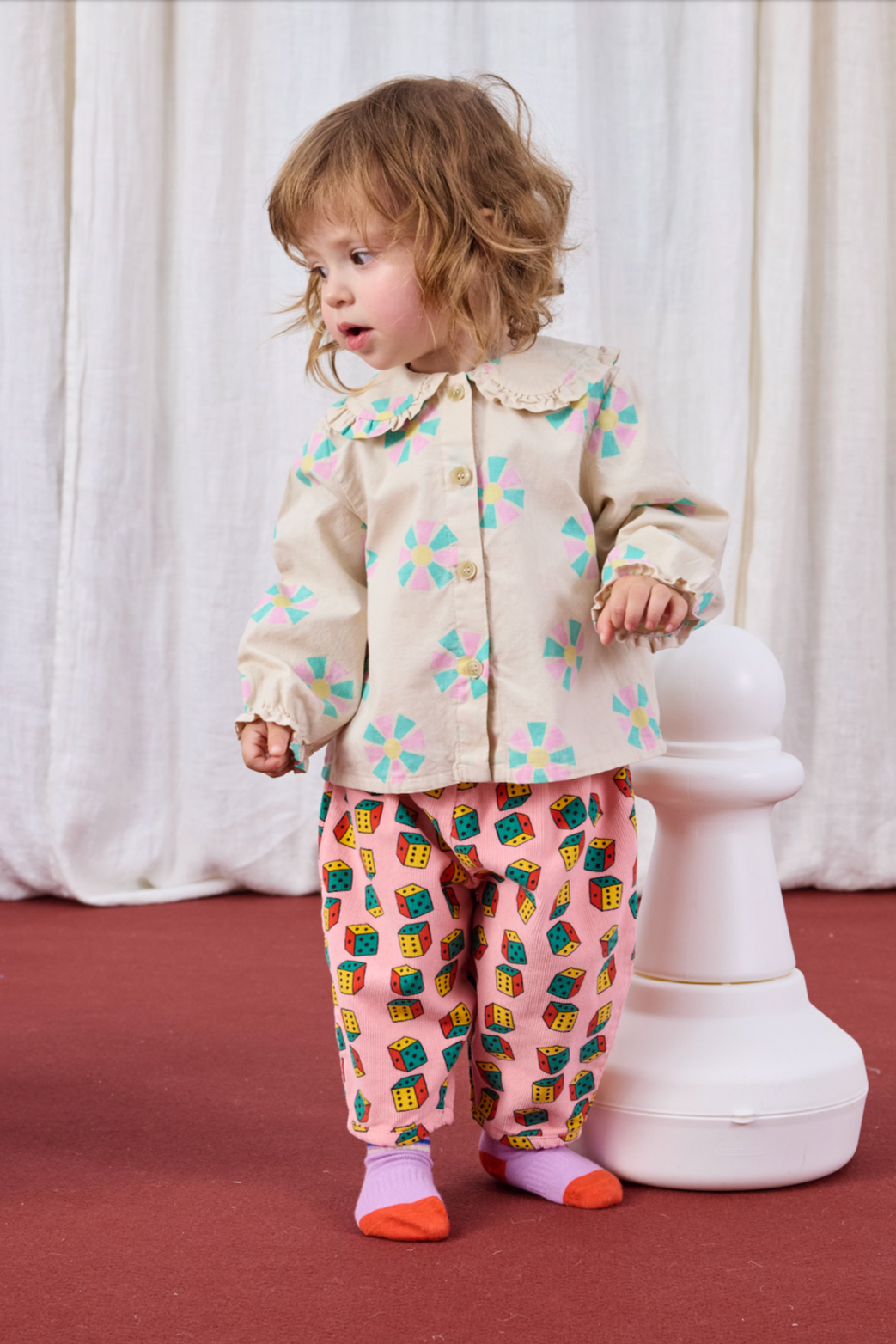 DICES ALL OVER MICRO CORDUROY PANT