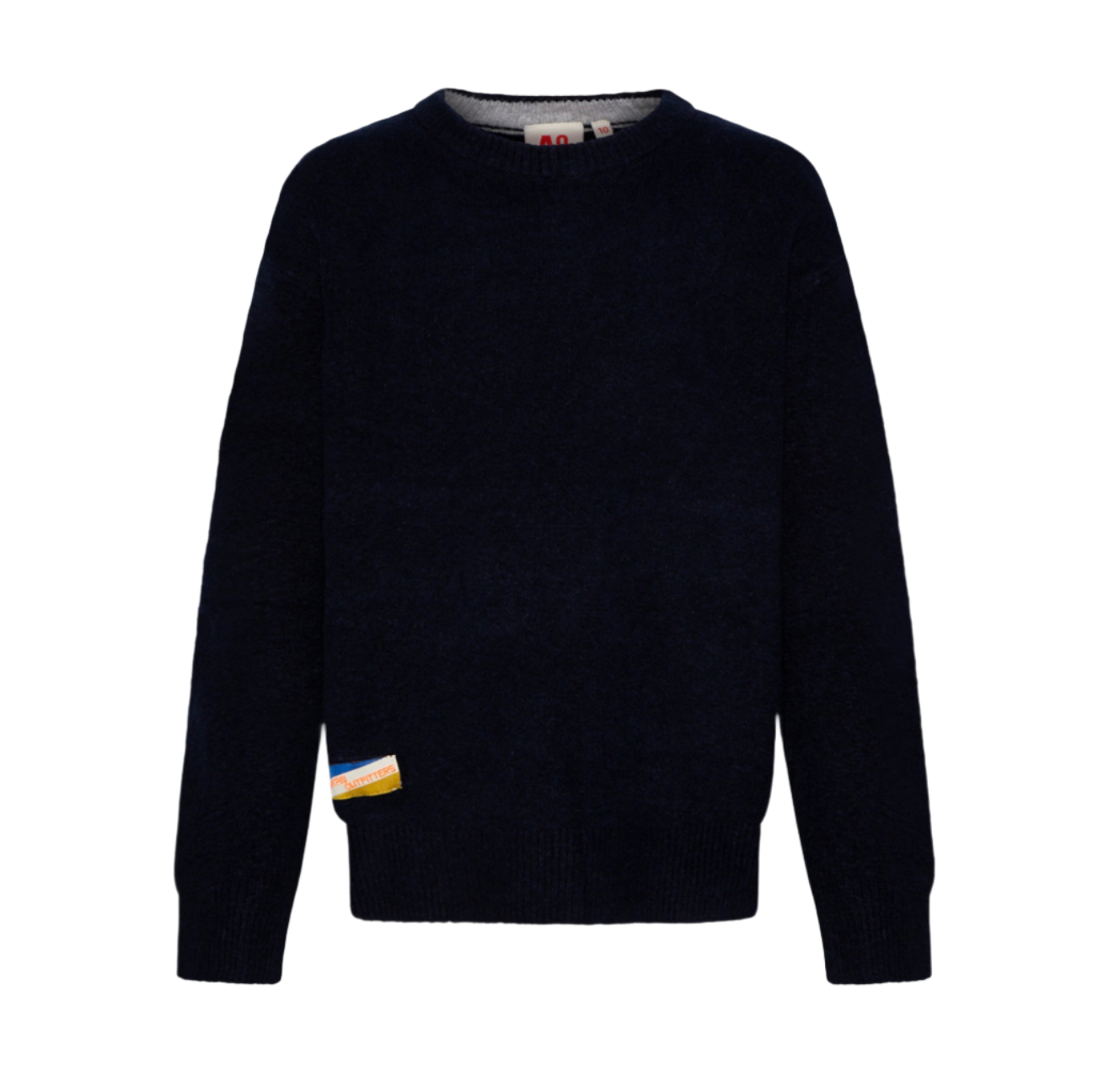 JEFF C NECK SEOUL SWEATER - NAVY