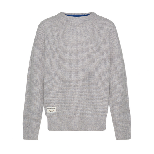 JACKARY C NECK BOX - HEATHER GRAY