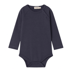 NOOS BASE LONG SLEEVE BODY ONESIE - DARKEST BLUE