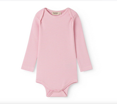 BEN PINK STRIPES ONESIE