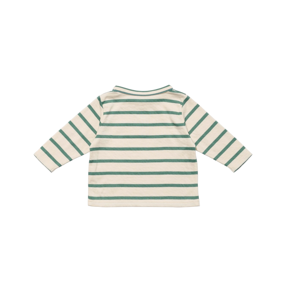 Striped long-sleeve shirt on a white background