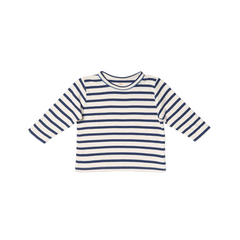EDWARD BABY T-SHIRT - NAVY STRIPE