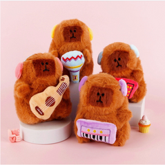 SINGING CAPYBARA PLUSH KEYCHAIN SERIES