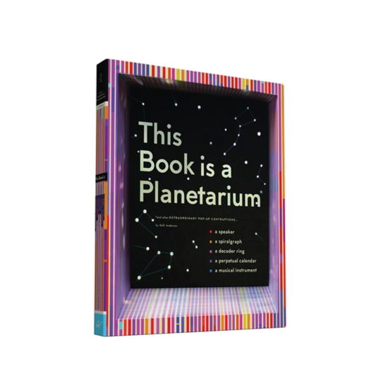 Book titled 'This Book is a Planetarium' with colorful packaging on a computer screen.