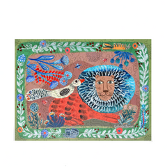 THE LION AND THE BIRD WOOD PUZZLE