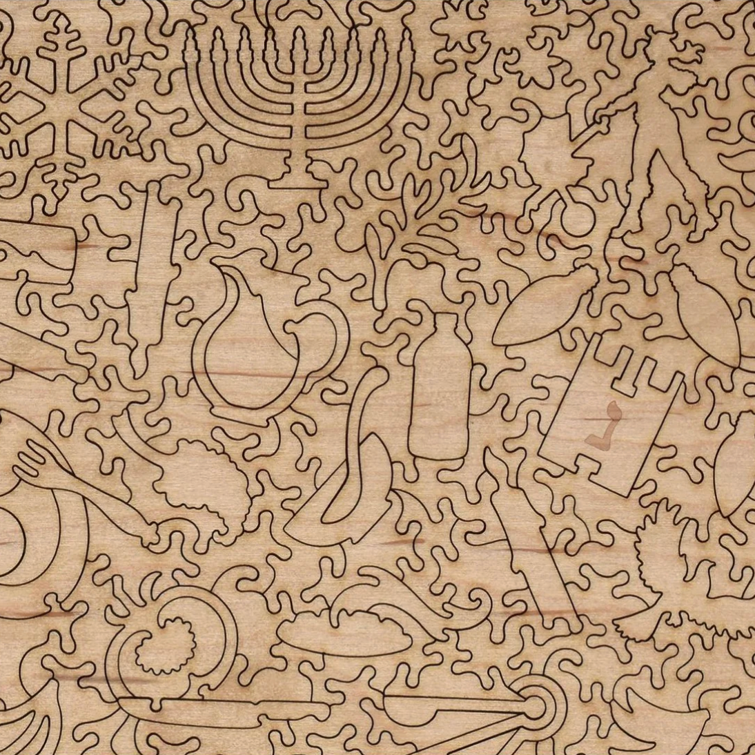 HANUKKAH EVENING WOOD PUZZLE