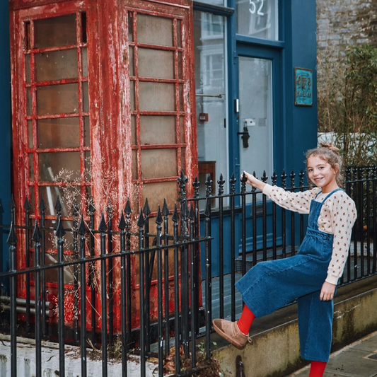 ORGANIC POPPY PRINT SWEATSHIRT