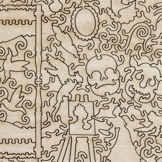 FRIDA KALHO'S STUDIO WOOD PUZZLE