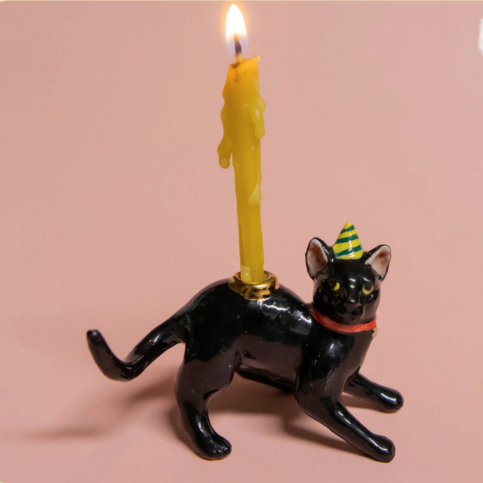 BLACK CAT CAKE TOPPER