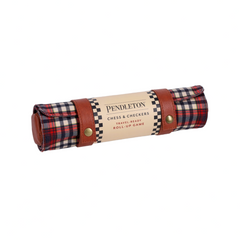 PENDLETON RED BLACK CHECK CHESS & CHECKERS