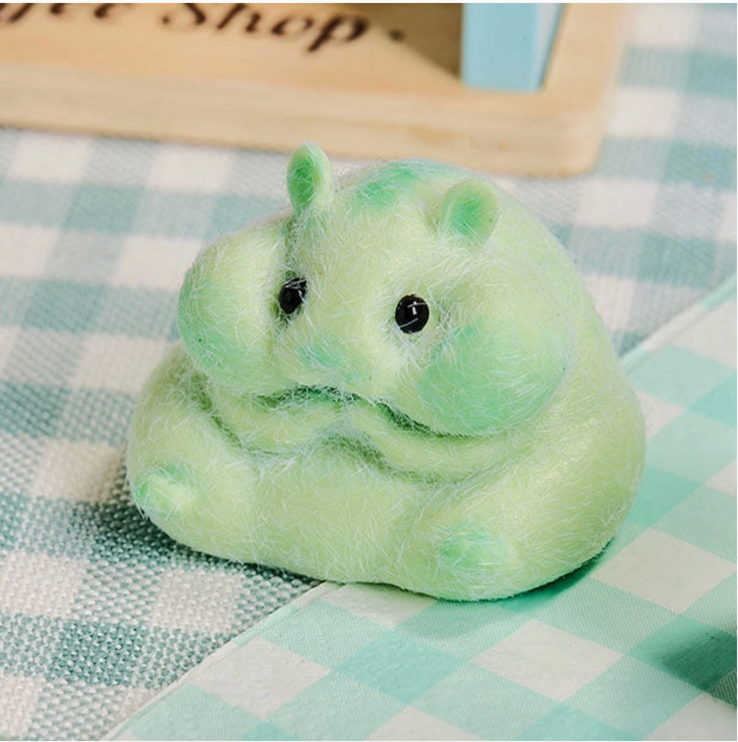 TABA SQUISHY DELUXE  - GREEN HAMSTER