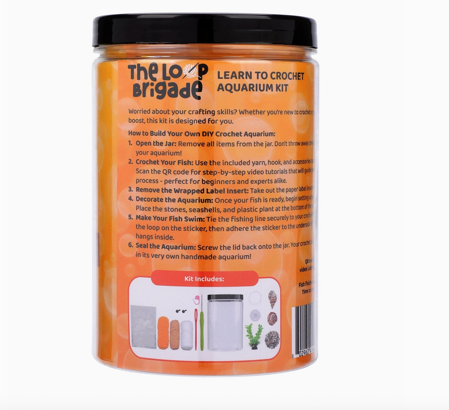 THE LOOP BRIGADE: DIY CROCHET PLUSH KIT - AQUARIUM