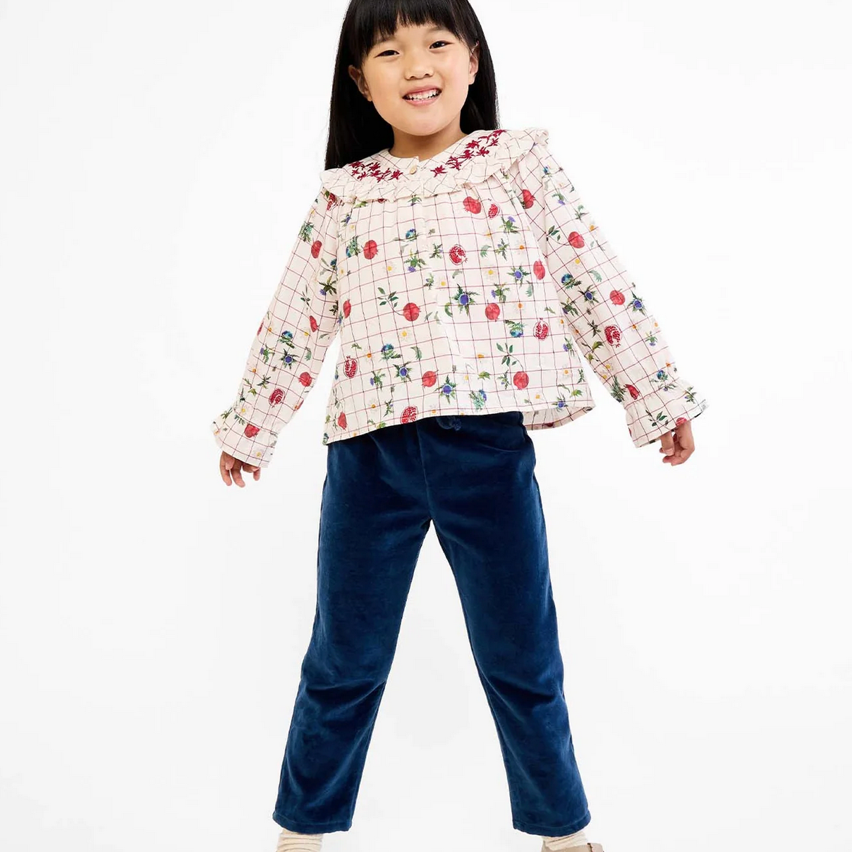 BOWIE VELVET PANT - PETROL