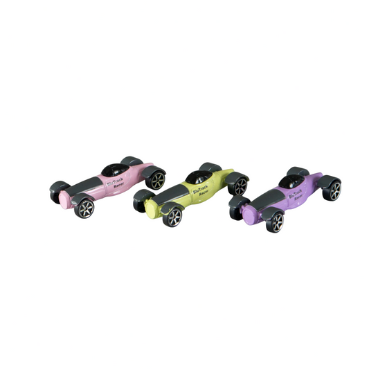 BLU TRACK RACE CAR PACK OF THREE