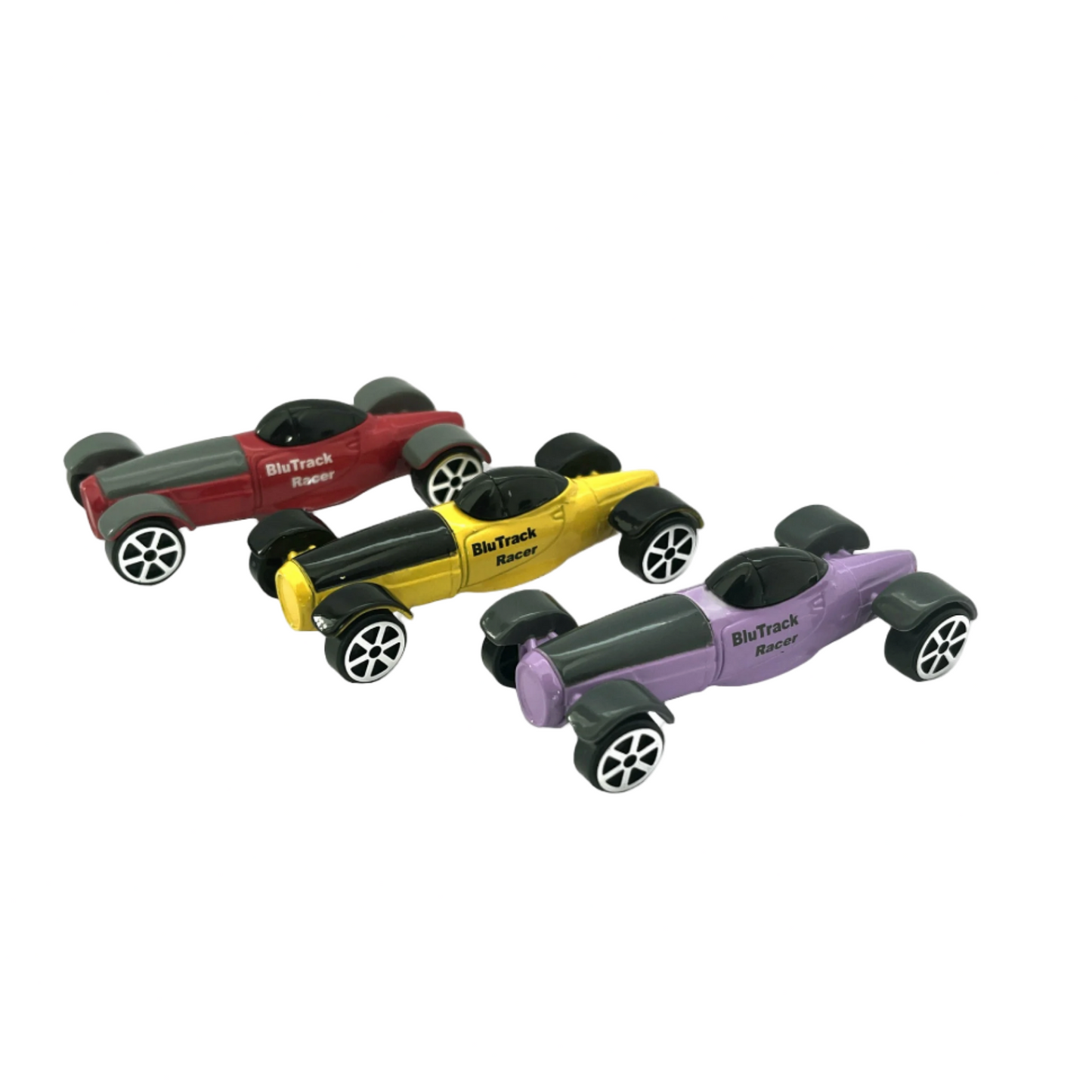 BLU TRACK RACE CAR PACK OF THREE