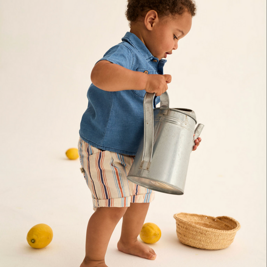 ROY MULTI STRIPES BABY SHORTS